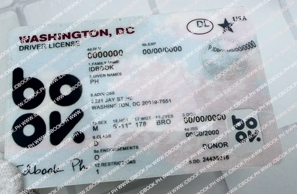 Buy Washington-DC fake ID front view online
