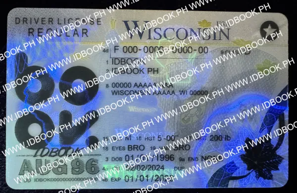 Buy Wisconsin-new fake ID front view online