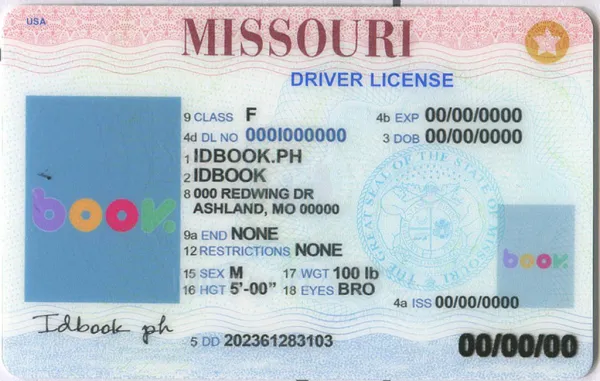 Buy Missouri fake ID front view online