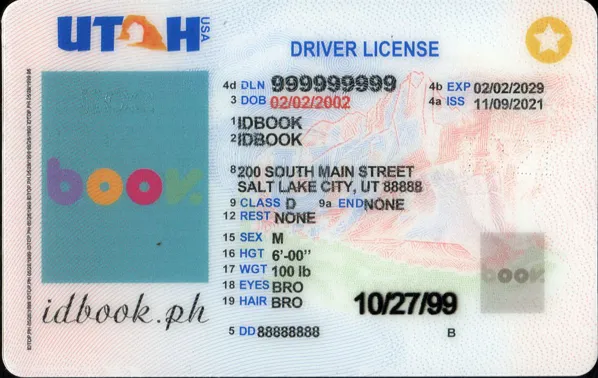 Buy Utah-new fake ID front view online