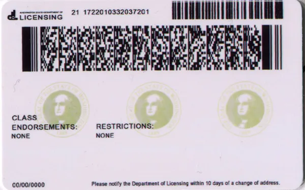 Buy Washington fake ID front view online