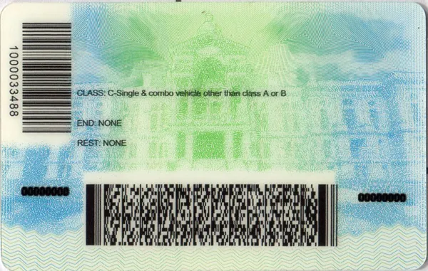 Buy Wyoming fake ID front view online