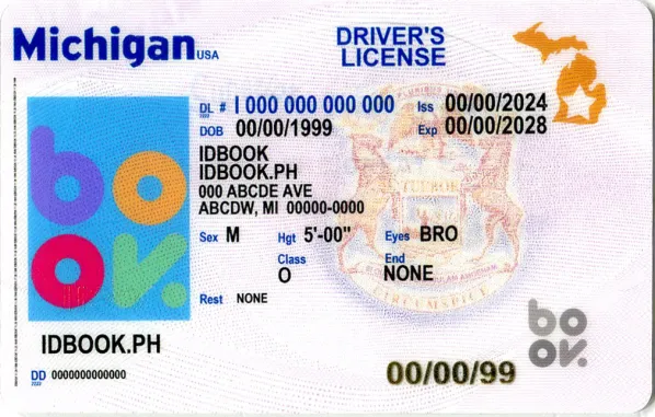 Buy Michigan-New fake ID front view online